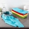 Hastings Home Set of 8 Kitchen Towels 16"x28" 100-percent Absorbent Icon Design Dishtowel for Drying 4 Colors 423699DUE - alternate 1